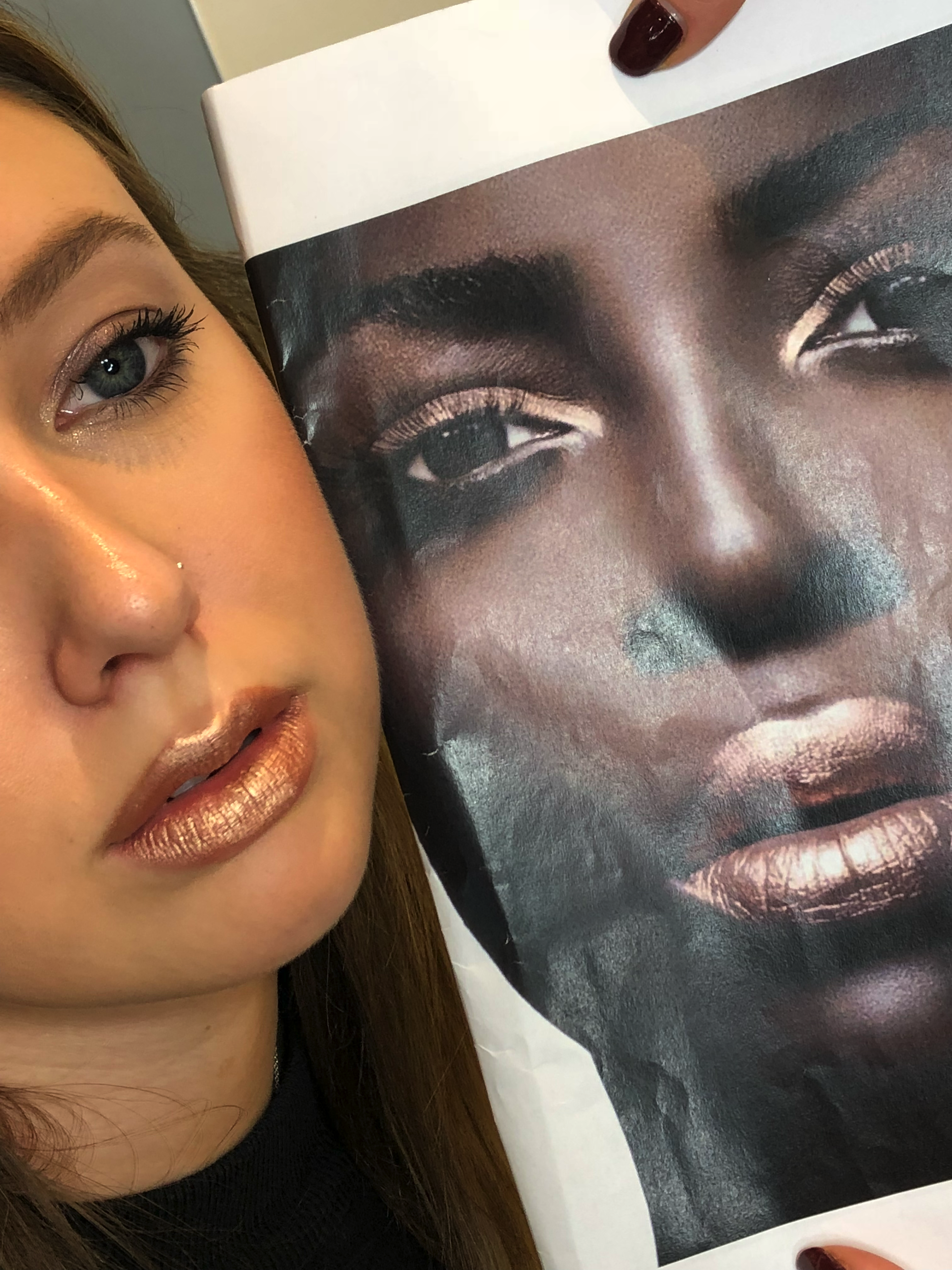 TV Studio Makeup Example - Emily's Artistry